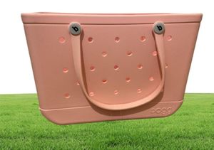 Aanpassing Candy Beach Tas Vrouwen Eva Handtas Hennep Rope Storage Bogg Bag Silicone Beach Bag2940412