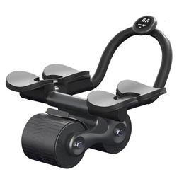 Rouleau de roue OEMODM AB personnalisé, avec 4 supports coudés pour l'entraînement abdominal avec support de téléphone portable 240127