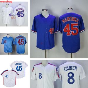 Personnalisez 30 Tim Raines 27 Vladimir Guerrero 14 Pete Rose Maillot de baseball 8 Gary Carter 10 Andre Dawson 45 Pedro Martinez 37 Stephen Strasbourg Youth-6xl Ed