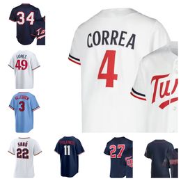 Aanpassen 37 Louie Varland 74 Josh Winder 78 Simeon Woods Richardson honkbalshirt 85 Jair Camargo 27 Ryan Jeffers 8 Christian Vazquez 4 Carlos Correa kind-6XL maat