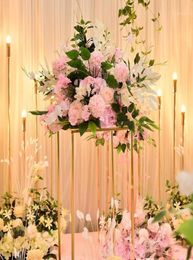Personalize 40cm artificial rosa decoração de mesa de casamento flor bola peças centrais pano de fundo decoração festa mesa floral estrada chumbo flower11097723