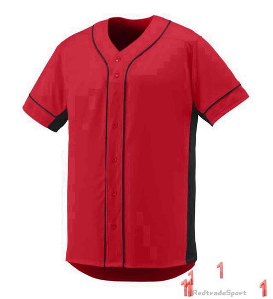 Personnalisez les maillots de baseball Vintage Logo vierge Cousu Nom Numéro Bleu Vert Crème Noir Blanc Rouge Hommes Femmes Enfants Jeunesse S-XXXL 1XL1C2XIG