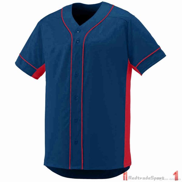 Personnalisez les maillots de baseball Vintage Logo vierge Cousu Nom Numéro Bleu Vert Crème Noir Blanc Rouge Hommes Femmes Enfants Jeunesse S-XXXL 11UQW