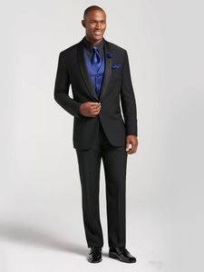 Personnalisez-le Design Tuxedos Wedding Tuxedos Groom Tuxedos Shawl Lapel One Button Side Vent Men Dinner / Dress