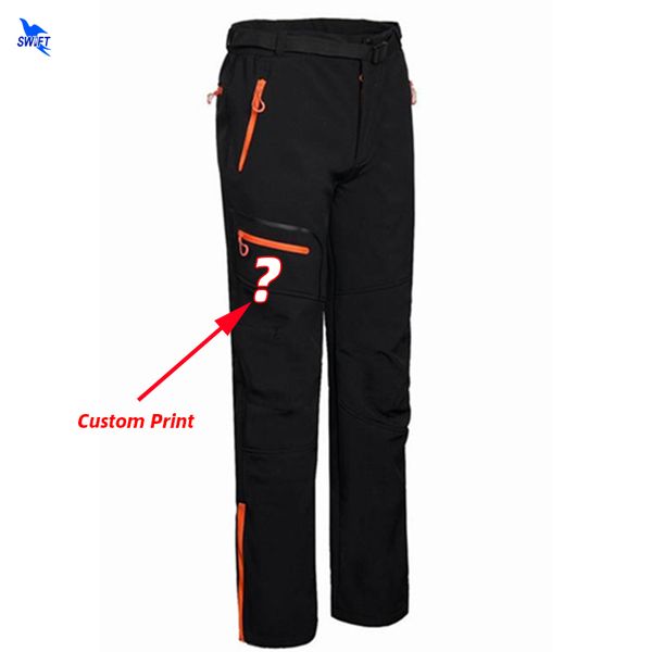 Personnaliser polaire Softshell pantalon hommes imperméable à l'eau pantalon à coque souple pêche chasse randonnée vêtements coupe-vent pantalon de ski 220613