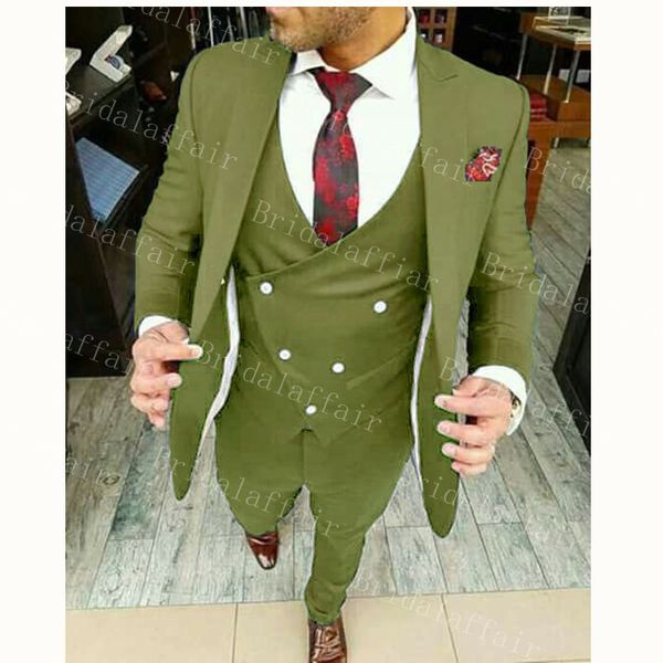 Personnalisez les garçons d'honneur Notch Lapel Groom Tuxedos Violet Hommes Costumes Mariage / Bal Meilleur Homme Blazer (Veste + Pantalon + Gilet + Cravate) 54