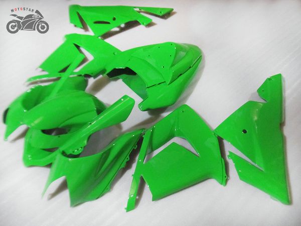 Personalice los kits de carenado de la motocicleta para Kawasaki Ninja 2004 2005 ZX-10R full green road race ABS carenados carrocería ZX10R 04 05 ZX 10R