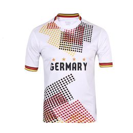 Personalice el nombre y el número de la camiseta de fútbol de Alemania, use el conjunto de camisetas de fútbol para hombres 240325