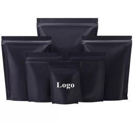 PAS PE PVC Mylar Bags Low Moq Aangepaste Hersluitbare op maat gemaakte hersluitbare Stand -Up Pouch Ziper Top Soft Touch Plastic Bag Food Grade zelfafdichting1713752