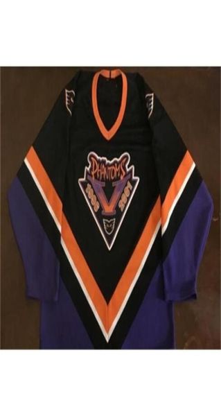 Personnalisez le maillot de hockey Rare Thr tage 2001 Lehigh Valley Philadelphia Phantoms avec broderie ou personnalisation de n'importe quel nom ou numéro rétro Jerse1812095