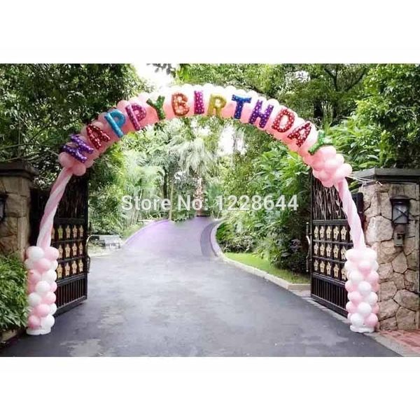 Personnaliser la taille Ballon Décorations de mariage Magasin Promotion Props Fournitures de fête d'événement Table Arch Pole (sans base) 201204