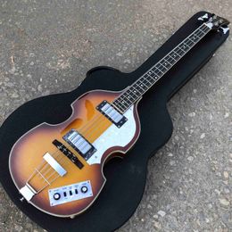 Pas sunburst viool 4 strings elektrische bas gitaar bb-2 pictogrammen serie hof tabak burst vintage ct bass gratis verzending aan