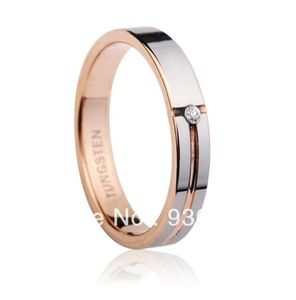 Personalizar el tamaño del anillo de super trato 312 Tungsten Woman Man039s Anillos de boda Anillos de pareja305J3977090