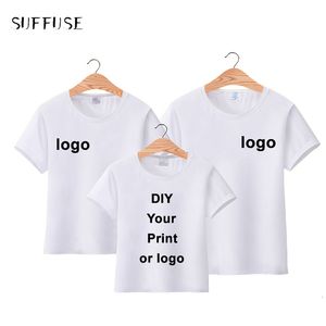 Personalizar camisetas imprimir P o texto DIY su diseño niños niñas camisetas Tops regalo para amigos familia 220614