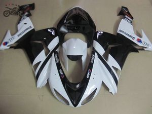 Personaliseer uw kuiparts voor Kawasaki Ninja 2006 2007 ZX10R White Black Body Chinese Backings Set ZX 10R 06 07 ZX-RR ZX-10R