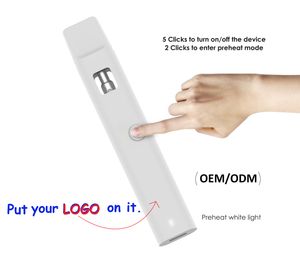 Personalice su vape Pen C15 1.0ml 2.0ml 1gram 2g Hc th grueso vapor eliquid con función de precalentamiento Dispositivo vacío Bobina de cerámica Al por mayor USA Canada CZ LOGO LOGO VAPOR