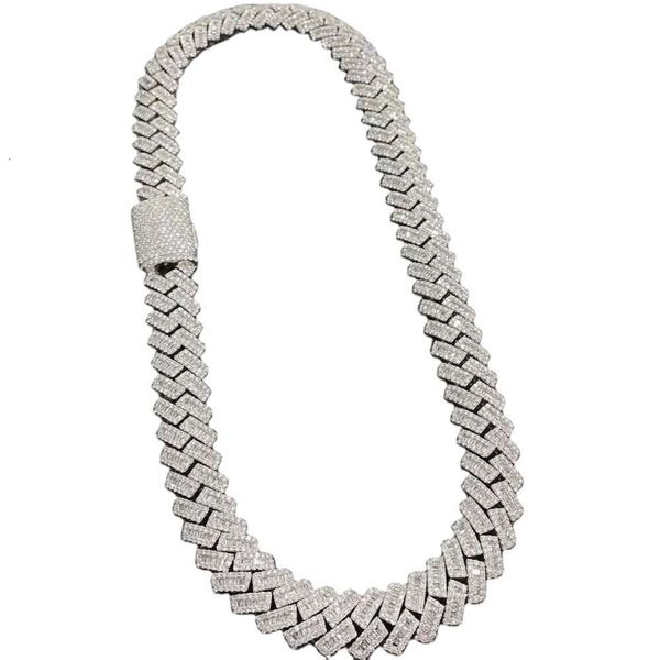 Collier de chaîne cubain de chaîne cubaine de 15 mm 18 mm 18 mm 18 mm