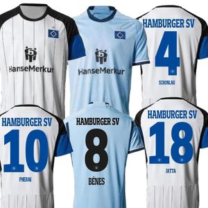 Hamburger 23-24 Maillots de football de qualité thaïlandais personnalisés Concevez vos propres vêtements de football en gros 9 GLATZEL 8 BENES 18 JATTA 27 DOMPE 28 MUHEIM 14 REIS 3 HEYER wear