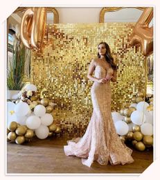 Cortina de fiestas de 1x2m personalizada Cortina Shimmer Sequin Backdrop Wedding Babyshower Baby Birthday Decorating Suministros 2475