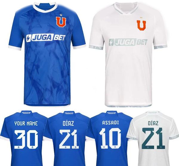 Camisetas de fútbol 24-25 Universidad de Chile Camisetas personalizadas de calidad tailandesa 10 VARGAS 9 FERNANDES 11 PALACIOS 13 MOYA 19 95a versión especial