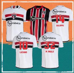 Aangepaste 24-25 Sao Paulo voetbalshirts Thaise kwaliteit yakuda lokale online winkel dhgate 10 DANI ALVES LUCIANO PABLO CALLERI LUAN IGOR GOMES BRENNER 7 ALISSON wear