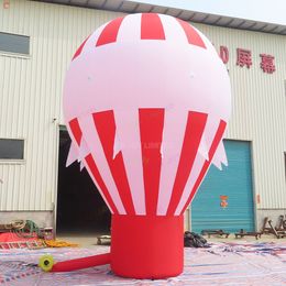 8MH personalizado (26 pies) con globo de tierra inflable gigante al aire libre ventilador para la venta publicidad inflable en la azotea Aire frío Big Balloon para exhibición o promoción
