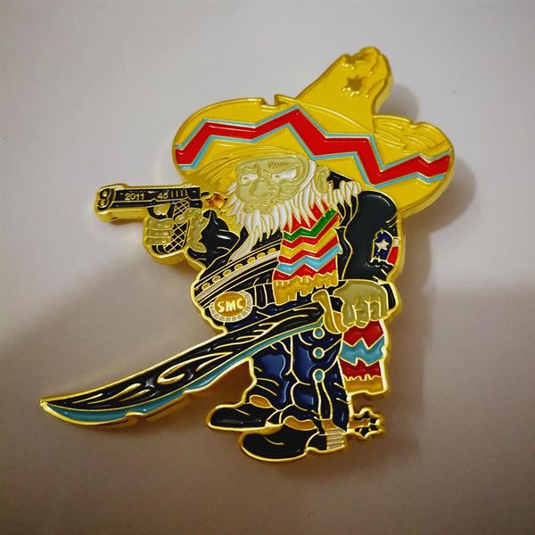 PERSONNALISÉ BANDIDOS PINS BADGES BROCHES POUR LE BANDIT MC MOTO BIKER PINS DE VESTE GILET CHAUSSURES SAC BROCHES PINS BADGES249l