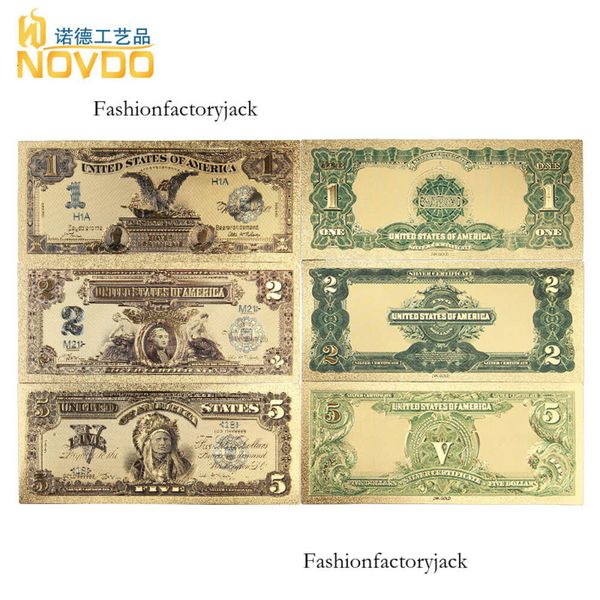 Billets de banque personnalisés avec des échantillons de fabricants puissants, impression couleur recto-verso d'une vieille feuille d'or authentique de 1899 commémorative