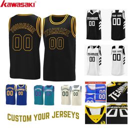 Jersey de basket-ball personnalisé avec n'importe quel numéro d'équipe numéro pour hommes / jeunes sportifs personnalisés 240425