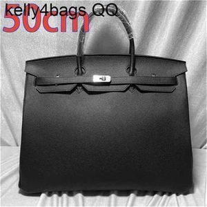 Sac en peau de vache personnalisé Hac 50 cm Style Handswen fait à la main de qualité supérieure sac à main Hac en cuir véritable fait à la main Handswen haute taille voyage LeatV31U