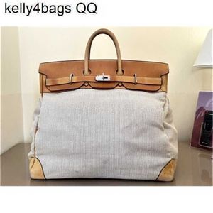 Sac en peau de vache personnalisé Hac 50 cm Style Handswen fait à la main de qualité supérieure sac à main Hac en cuir véritable fait à la main Handswen haute taille voyage LeatTO9A