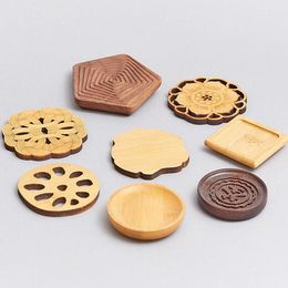 Aangepaste Creatieve Solid Wood Coaster Placemat, Anti-Scald en Thermal Isolation Houten Placemat