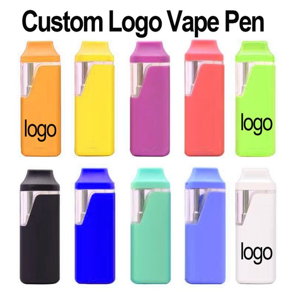 Cigarrillos electrónicos desechables personalizados 2 ml 1 ml Pods Vape Pen Caja de embalaje Carros Aceite grueso Batería recargable vacía Vaporizador Logotipo personalizado Cajas a prueba de niños Bolsas Mylar