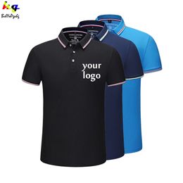 Polo personnalisé à manches courtes pour hommes et femmes, design de chemise personnalisé, haut publicitaire décontracté, 220606