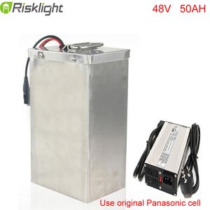 Aangepaste elektrische fiets scooter 48V 50AH lithium batterij voor 1200W 1500W 2000W elektrische driewieler