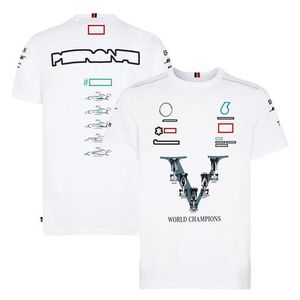 Vêtements de course F1 personnalisés, T-shirt d'équipe à manches courtes, combinaison d'équipe de formule 1, séchage rapide et respirant, 2715