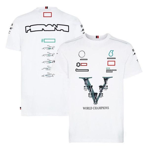 Vêtements de course F1 personnalisés T-shirt équipe de formule 1 à manches courtes salopette à séchage rapide et respirant299S