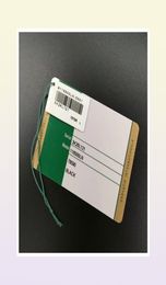 Tarjeta de garantía de seguridad verde personalizada Modelo de impresión personalizado Número de serie Dirección en la tarjeta de garantía de la tarjeta de garantía Caja para cajas Watch5912006