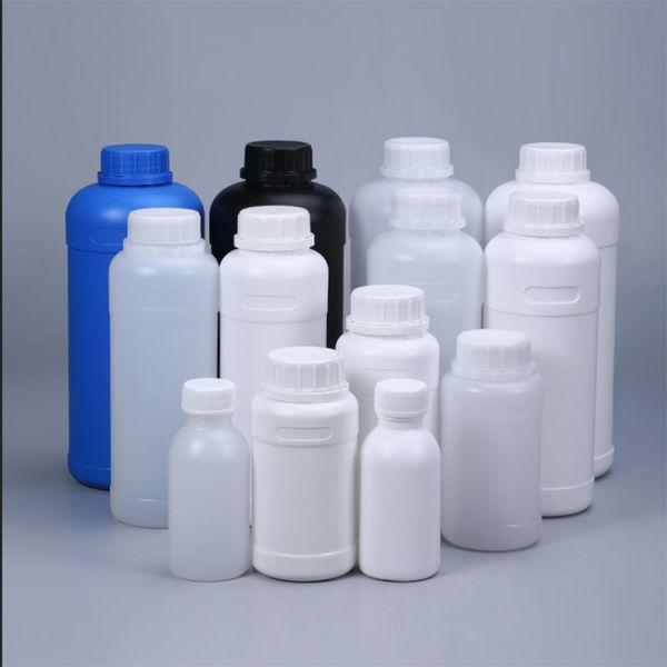 Bouteilles en polyéthylène à haute densité personnalisées pour bouteilles liquides externes, bouteilles en plastique pour aliments et emballages chimiques quotidiens par les fabricants