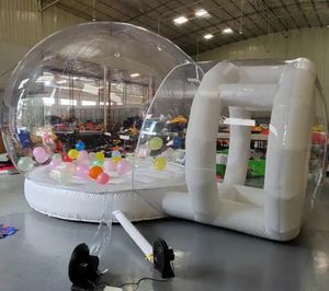 Carpa de cúpula iglú personalizada, carpa inflable de lujo con burbujas, casa de globos de burbujas para alquiler de fiestas, Fedex/UPS