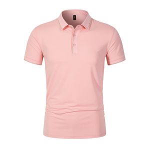 Imagen personalizada 2024 Summer Men Golf Wear Casual Manga corta Camiseta de polo para hombres transpirable