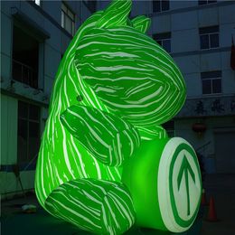 Op maat gemaakt opblaasbaar ballonpaard met LED en blower voor nachtclub decoratie