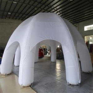 Aangepaste opblaasbare koepeltent met balken 8m/6m Pop -Up Spider Event Party Marquee Disco Shelter for Rental of Sale with Blower Free Air Shipping