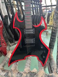 Aangepaste high-end elektrische gitaar in BC RICH-stijl met onregelmatige vorm