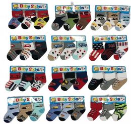 Aangepaste kinderen Baby Socks Children Cartoon Car Cartoon Cotton Fiber Boys Girls Retail and Wholesale Hot Newset