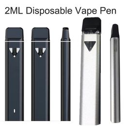 Logotipo personalizado 2 ml Vape Pen EE. UU. STOCK Cigarrillos electrónicos desechables Carros de cápsulas Cajas de embalaje de color personalizado Aceite grueso Bolígrafos vacíos Batería recargable de 350 mah