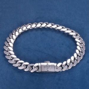 Aangepaste heren 20 mm 18inches 20 inches S925 Sterling Silver Miami Cuban Link Chain armband ketting