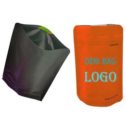 Sacs Mylar personnalisés Emballage avec logo personnalisé Stylo vape jetable Fermeture à glissière Emballage de cartouche d'e-cigarette Emballage mat brillant au détail Fermeture à glissière à l'épreuve des enfants Pochette vide OEM brillante