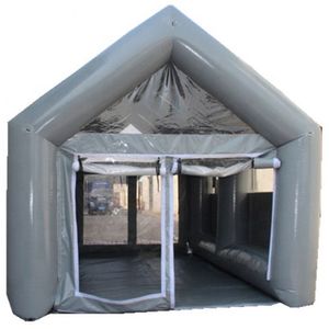 Aangepaste Oxford Tent opblaasbare carwash Mobile Garage Cover Automotive Paint Booth Workshop met ventilator