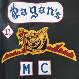 PATCHS DE MOTARD DE PAGAN PERSONNALISÉS POUR VÊTEMENTS DE MOTO VESTE VESTE 1% MC FER SUR PATCHS PAGAN BRODÉS BADGES STICKER288u